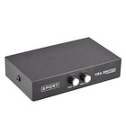 DB15 VGA Switch video, 2 in 1 out donna per monitor TV nero