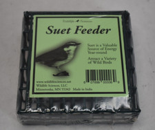 Wildlife Sciences Suet Feeder Attract a Variety of Wild Birds Single Cake Feeder