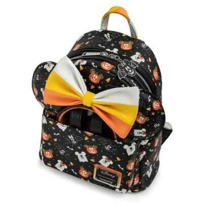 Loungefly Disney Mickey Mouse Spooky Candy Corn Backpack and  display picture 1