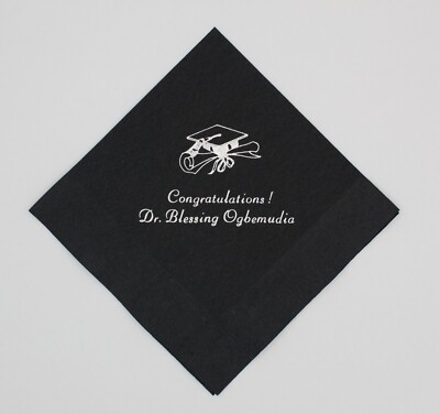 75 personalized beverage napkins baby shower birthday wedding graduation