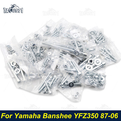 632 Piece ATV Polished Stainless Steel Bolt Kit Set For Yamaha Banshee's YFZ350