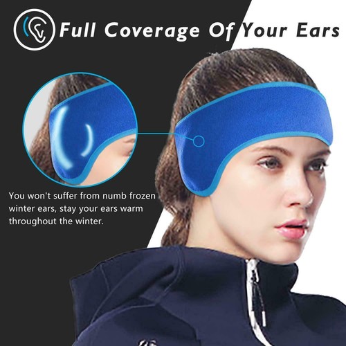 Funda calentadores de orejas diadema deportes de invierno envoltura para la cabeza tapones para los oídos de lana para hombre mujer - Imagen 5 de 63