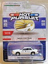 GREENLIGHT 1993 FORD MUSTANG SSP OREGON STATE POLICE 1/64 42990-B HOT PURSUIT 41