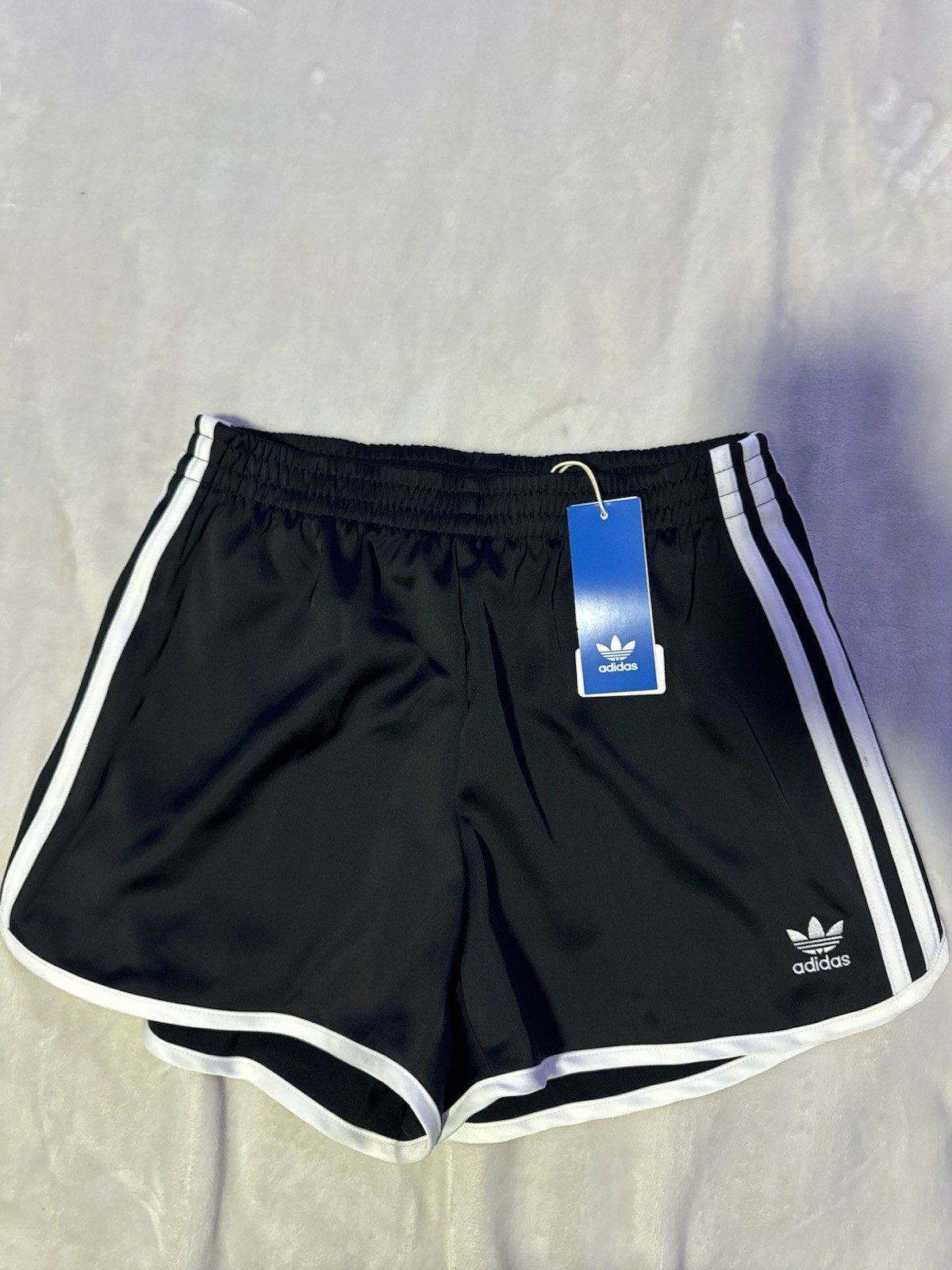 NWT Women’s Adidas Black/White Striped Size XS Training Shorts