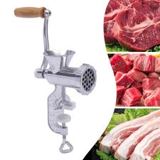 Multifunction Meat Grinder Mincer Stuffer Hand Manual Sausa Filler Maker Machine