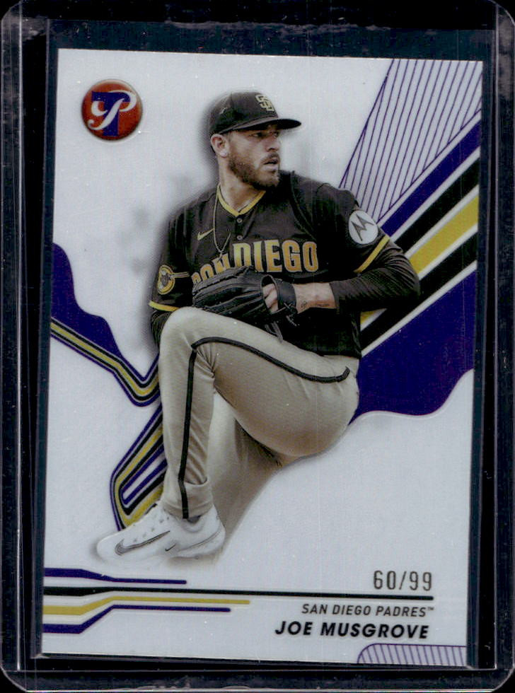 2024 Topps Pristine Joe Musgrove Purple Refractor #60/99 Padres
