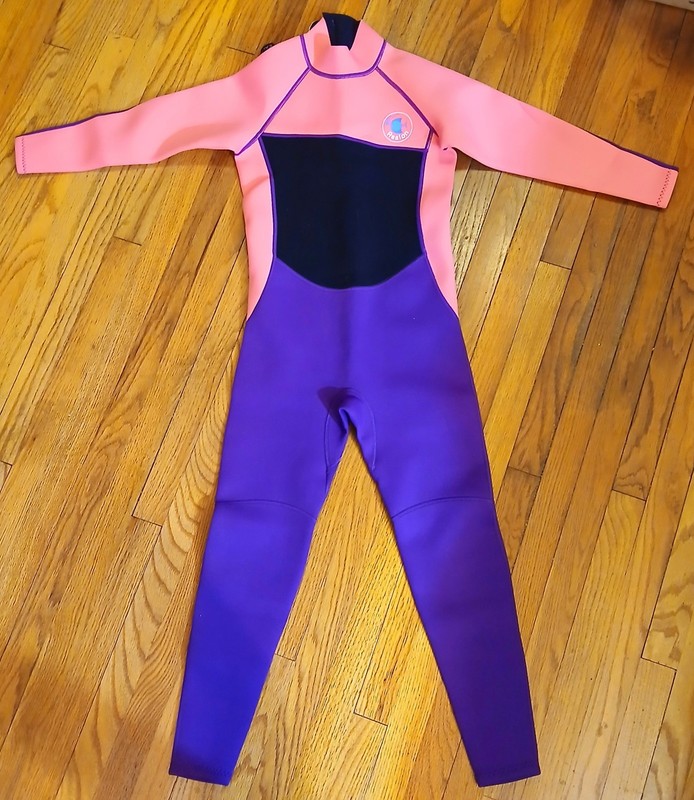 Wetsuit, Cold Water, Full Size, Youth XL, Plastic Back Zipper, Realon Sports