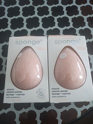 Real Techniques Miracle Cleansing Sponge, 2 pack