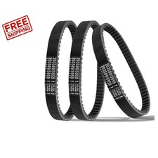 High-Quality 3 Pack Drive Belts for 30 Series Go Karts - Manco/Comet Compatible