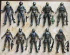 GI Joe Classified Custom Lot Fodder Army Builder Steel Corps Brigade 43 Figures!