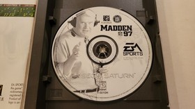 Madden NFL 97 (Sega Saturn, 1996) Complete CIB Football Acceptable Cond! EA