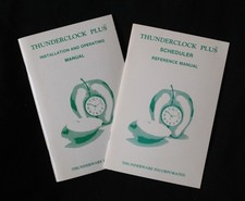 Thunderclock Plus Installation & Scheduler Manuals, Apple II