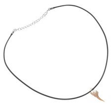  Haifischzahn-Halskette, dekorative Halskette, Haifischzahn-Anhänger für Damen
