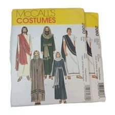 McCall's 2060 Adult Passion Play Costume Sewing Pattern Choice Size New