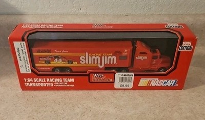 1:64th Scale #44 Slim Jim David Green Transporter By Racing Champions