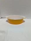 Vintage Pyrex Oval Orange 1.5 Qt Casserole Dish #043 Ovenware USA