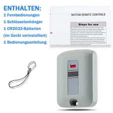 1PC Garage Door Remotes For Linear 10 DIP 300MHz Multi-code 306010, 30891