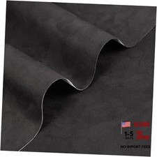 Black Suede Fabric Wrap Suede Wrap Self-Adhesive Car Interior Film 16in x 59in