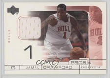 2001-02 Upper Deck Pros & Prospects Game Jerseys Jamal Crawford #JC 11z5