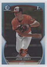 2023 Bowman Draft Chrome Sky Blue Refractor Jacob Cravey #BDC-189 11s9