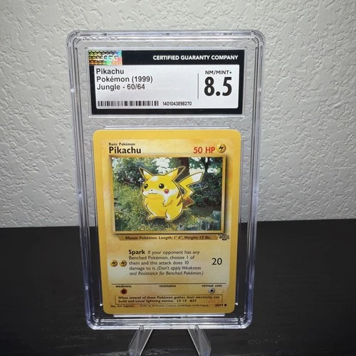 Pikachu 60/64 - Jungle - CGC 8.5 NM/Mint Pokemon Card (1999)