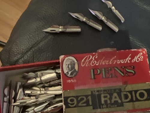 Vintage Esterbrook Pen Nibs No. 921 Radio Pen Lot 10 New Old Stock (No Box)