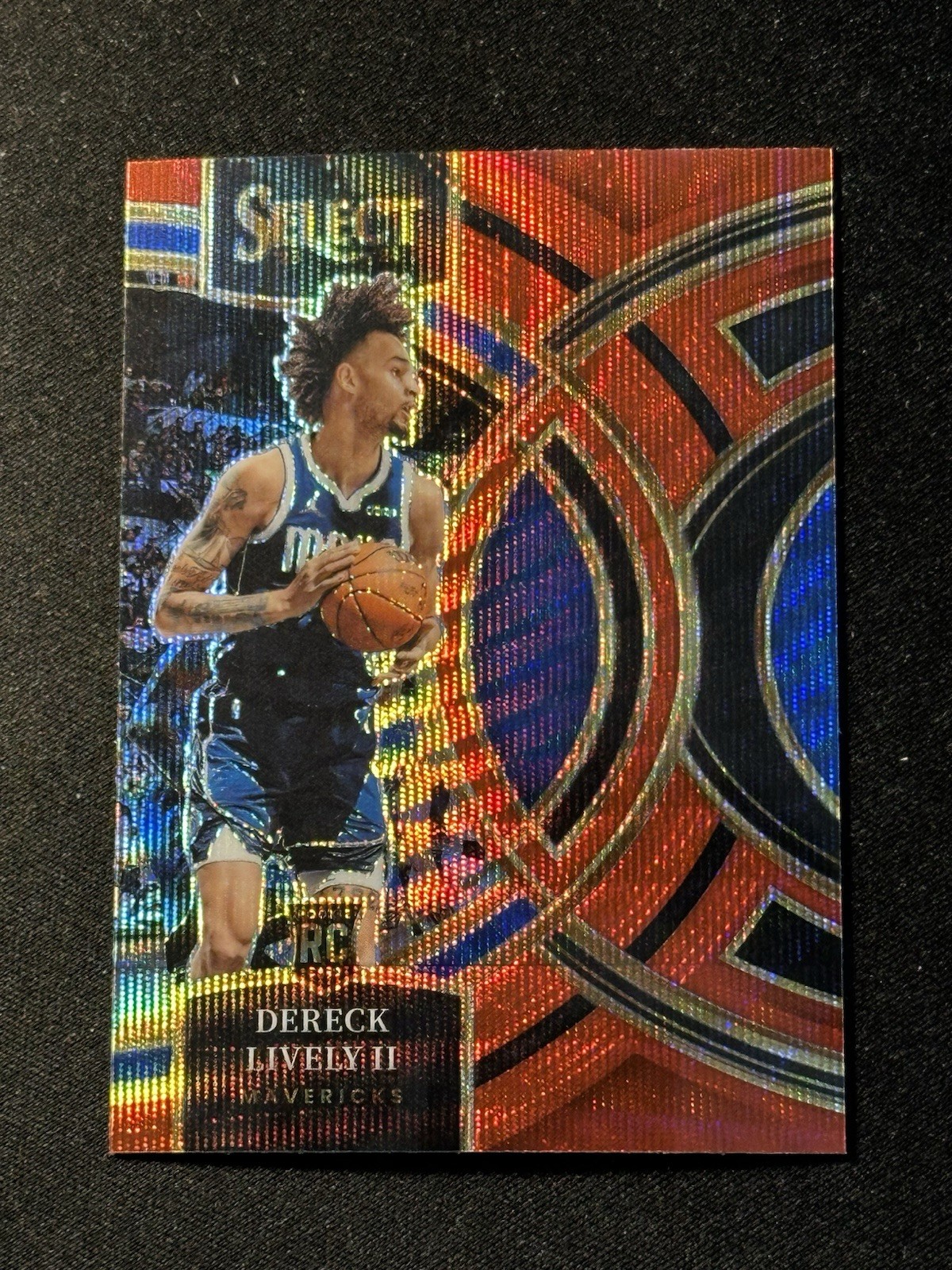 Dereck Lively II 2023-24 Select Red Wave Premier Level Rookie #111 Mavericks