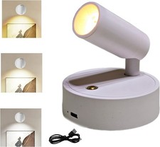 Spot Lights Indoor, Rechargeable Plant Spotlight Indoor, 360 Rotate Wireless...