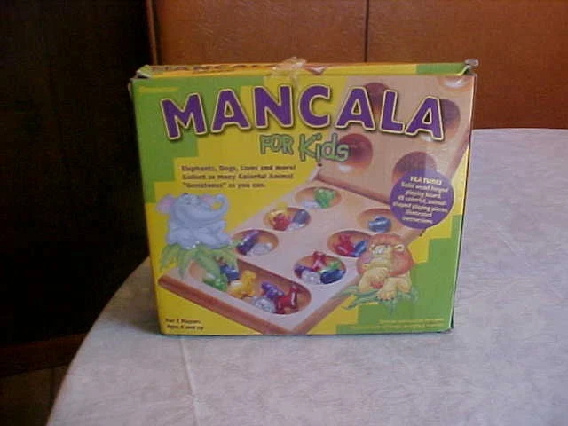MANCALA GAME FOR KIDS,NEVER REMOVED FROM BOX,MINT UNUSED,DATED 2002 - Image 2 of 3