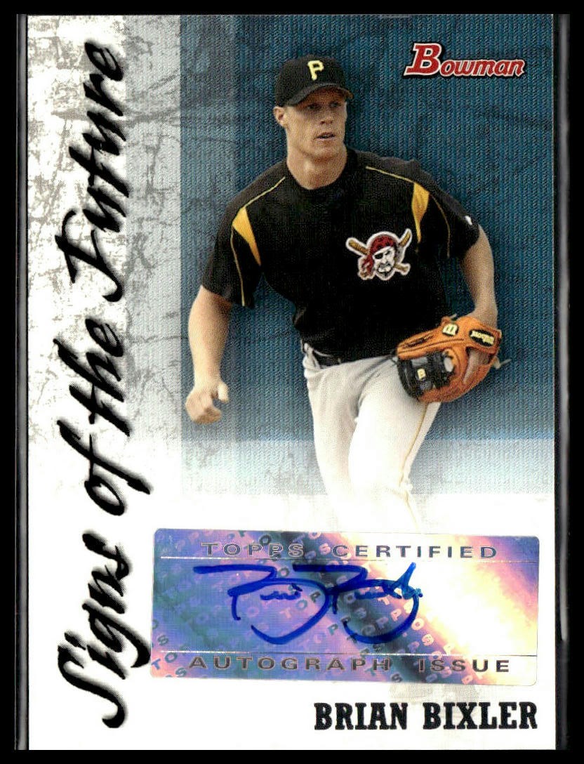 2007 Bowman Signs of the Future Auto #SOF-BB Brian Bixler Signs of the Future