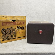 Vintage Kodak Brownie 300 Movie Projector 8mm With Original Box Not Tested
