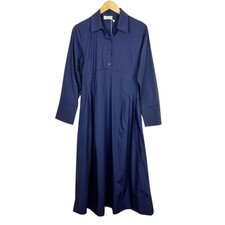 Sofia Collection Alayna Midi Dress Navy Pockets