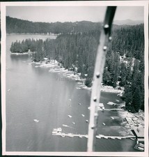 1969 Bass Lake Madera County Floats Forest Service 7X7 Historic Vintage Photo
