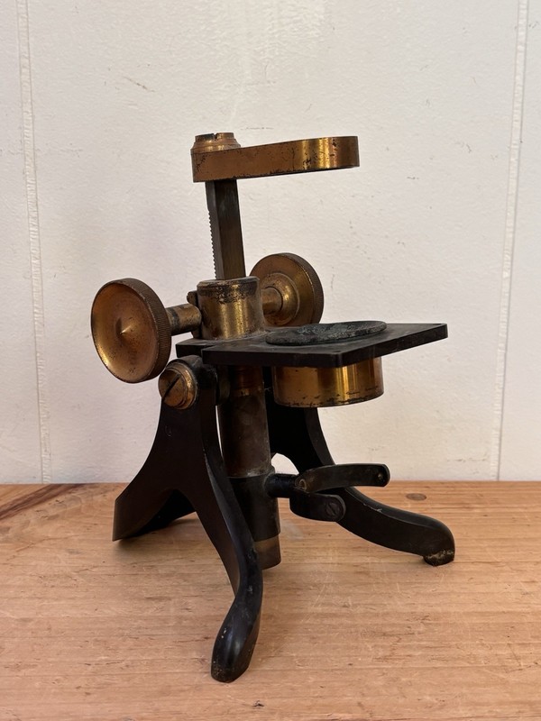 W. Watson & Sons London Antique Microscope 4240 For Parts Non-Working