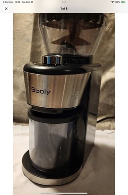 Sboly Coffee Bean Grinder Mill CG9702A-UL3 Multiple Settings Expresso Drip Press