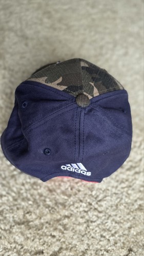 RARE Authentic NHL Adidas Washington Capitals Snapback Hat Camo Navy Blue Cotton - Bild 3 von 11