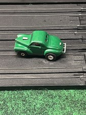 Vintage Aurora Thunderjet Willys Gasser Green HO Slot Car T Jet 500