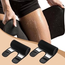 2 Pieces Thigh Wraps Adjustable Portable Reusable Sturdy Thigh Brace Support Leg