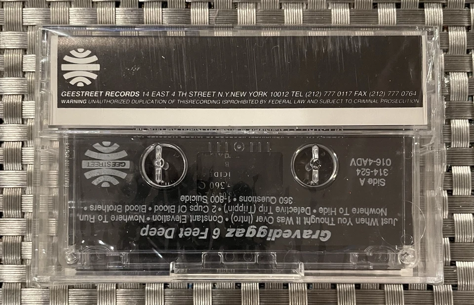 GRAVEDIGGAZ 6 FEET DEEP-PROMO TAPE-NEW SEALED-VERY RARE-1994 - Image 2 of 4