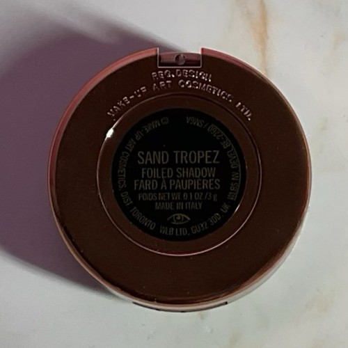 MAC LE FOILED EYESHADOW SAND TROPEZ ~ DISCONTINUED ~ BNIB ~ RARE - Picture 8 of 12