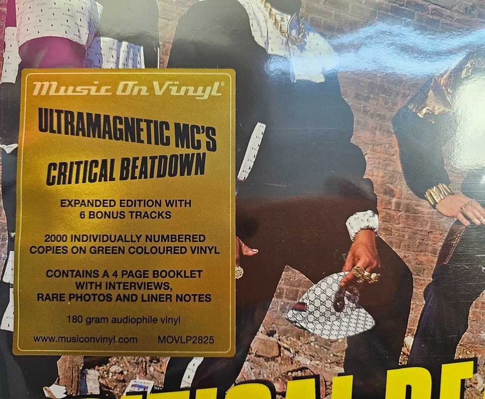 Ultramagnetic MC's Critical Beatdown 2 x LP Album vinyl record numbered green - Image 3 of 4