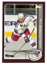 RADEK DVORAK 2002-03 TOPPS GOLD FACT SET CARD NEAR MINT CONDITION