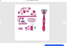 Schick 5046 Cartridges Razor Shaving Blades 4 blades 4 cartridges