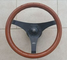 Stupendo volante in Legno Personal e Mozzo Alfa Romeo - Originale Made in Italy