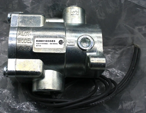 One (1) Parker K065103353 Line Mounted Solenoid Valve