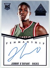 2014-15 Paramount Penmanship Johnny O'Bryant RC Auto 1/49 FIRST ONE