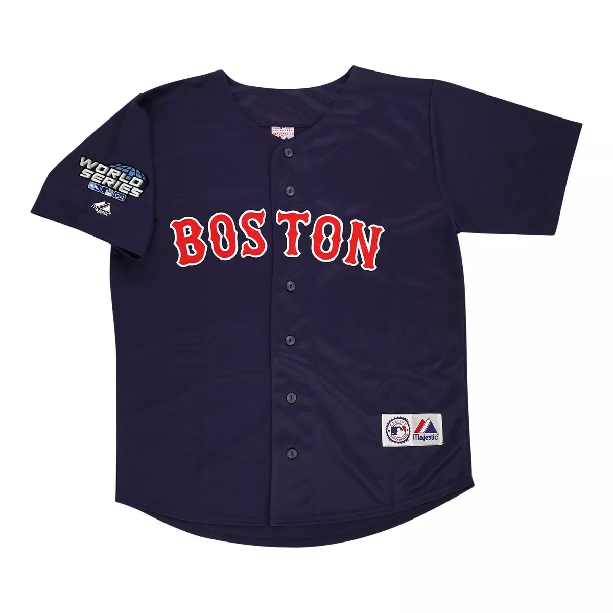 Boston Red Sox Kids Navy Tackle T-Shirt