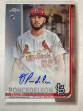 2019 Topps Chrome Rookie Autograph #RA-DP Daniel Poncedeleon RC  BB01R02C