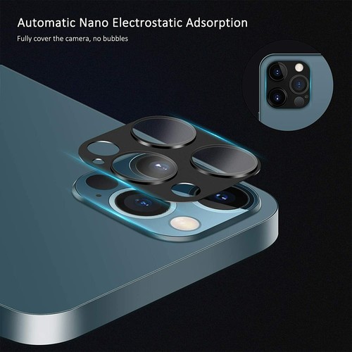 2X 3D Safety Glass Foil For Apple IPHONE 12 Pro Camera Lens Heavy Duty Foil 9H - 第 3/5 張圖片