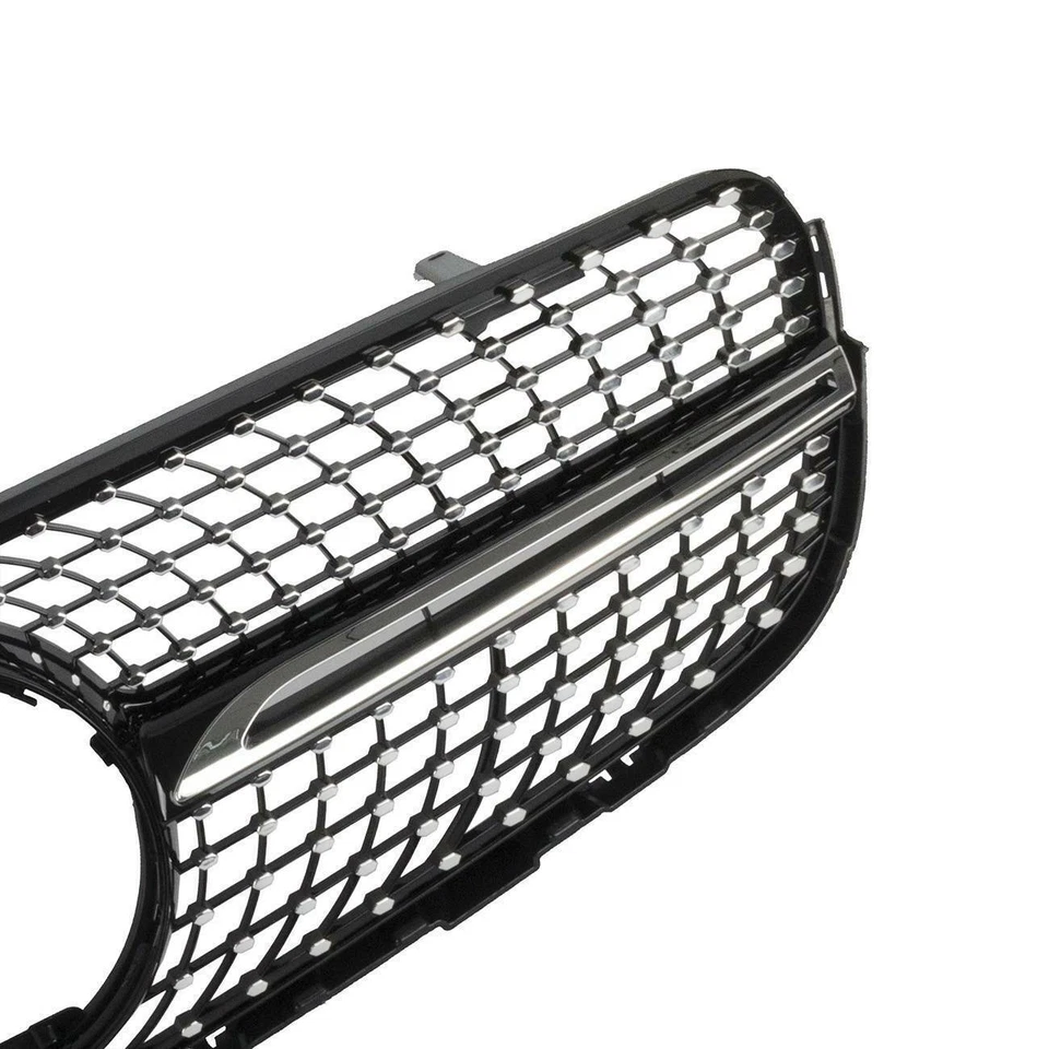 Front Upper Grille Grill For 2015-19 Mercedes-Benz X253 GLC-Class GLC300 GLC250 Foto 4 de 4
